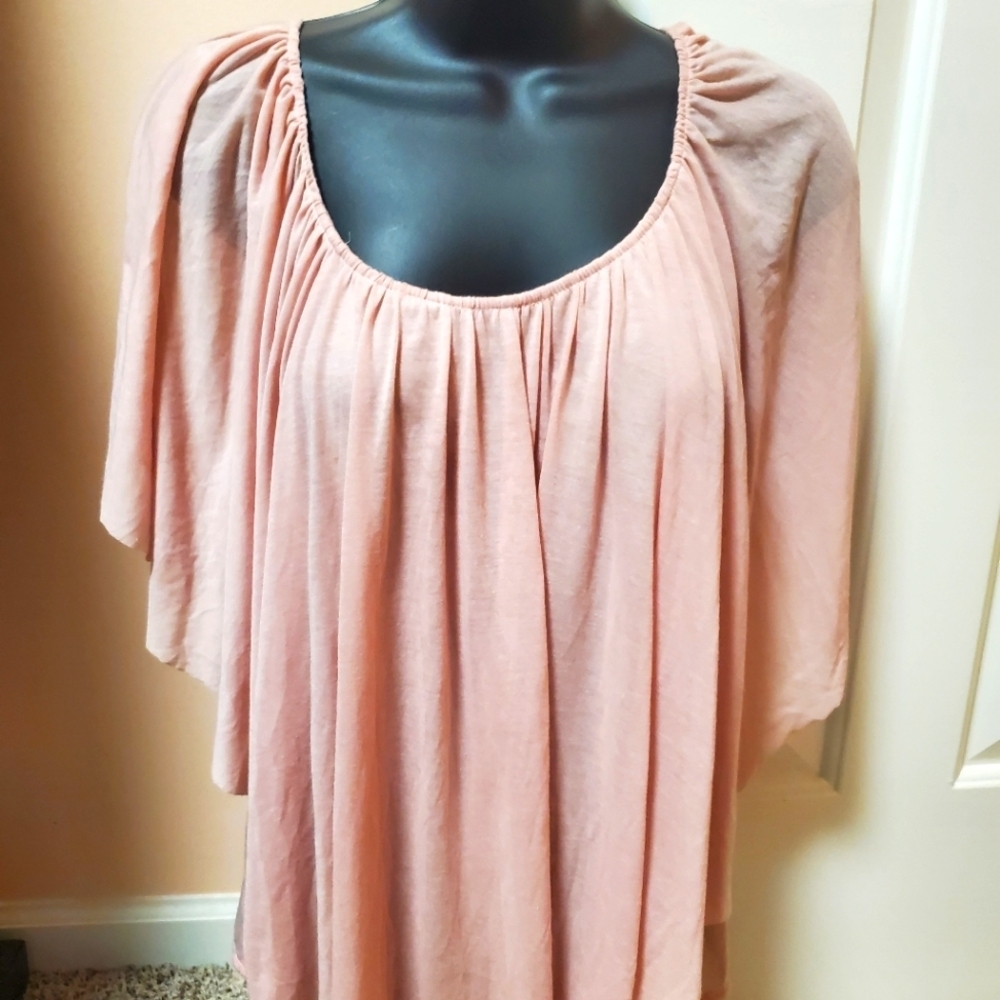 New York & Company Flowy Wide Sleeve Top